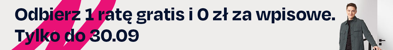 Zapisz się na studia  i skorzystaj z promocji!